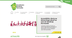 Desktop Screenshot of handicap-normandie.org